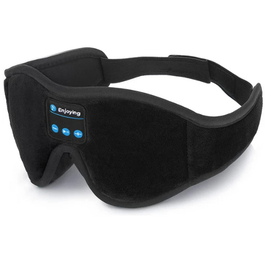 Comfortabel 3D oogmasker met stereo functie Bluetooth 5.0: creëer uw eigen rust moment
